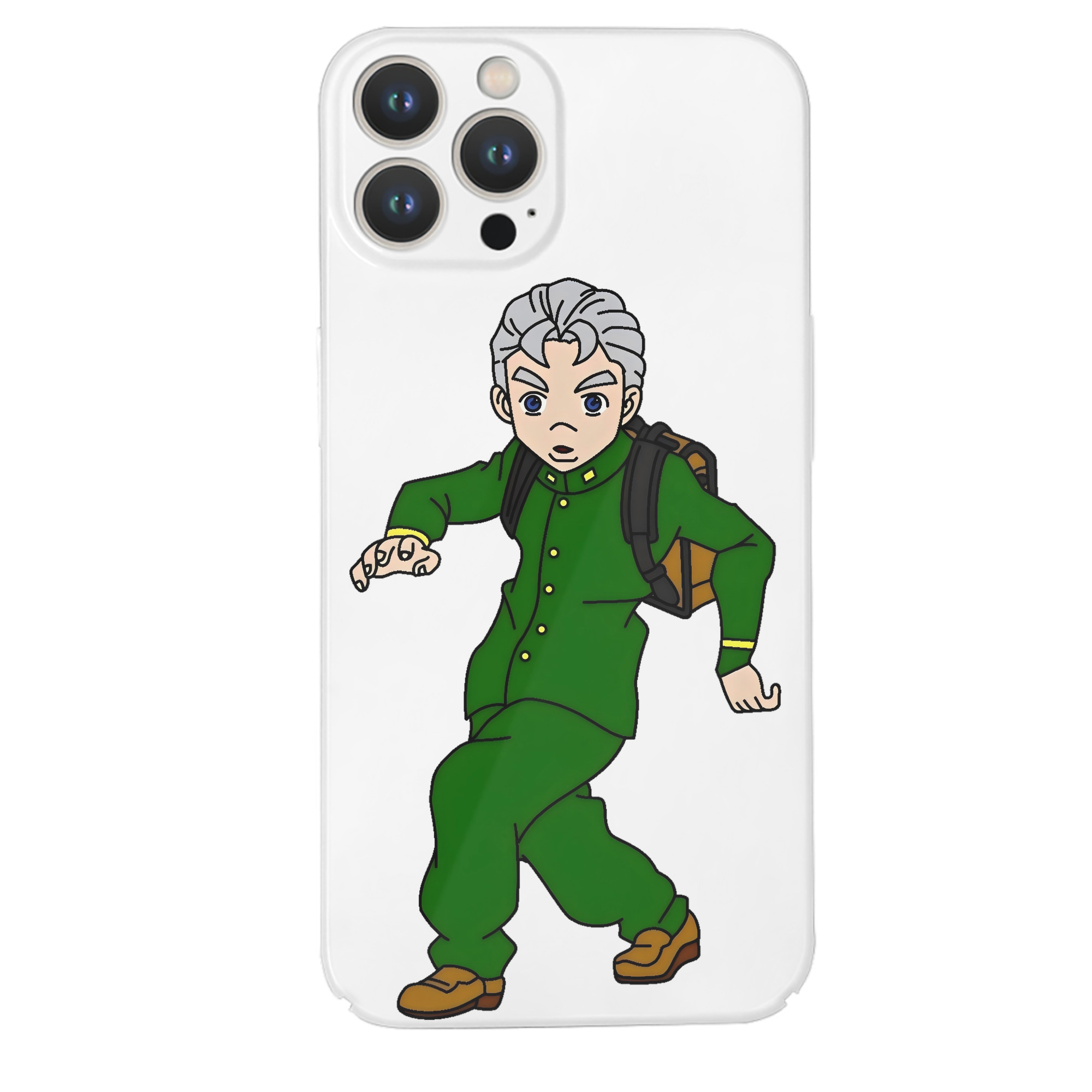 （画像用） ジョジョの奇妙な冒険 広瀨康一 JoJo's Bizarre Adventure Hirose Koichi 【iPhone 14シリーズ対応】ハードケース